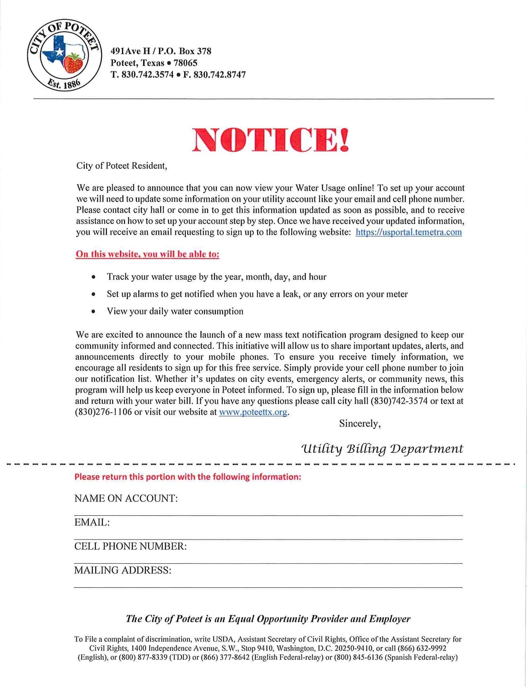 How to View Your Water Usage Online